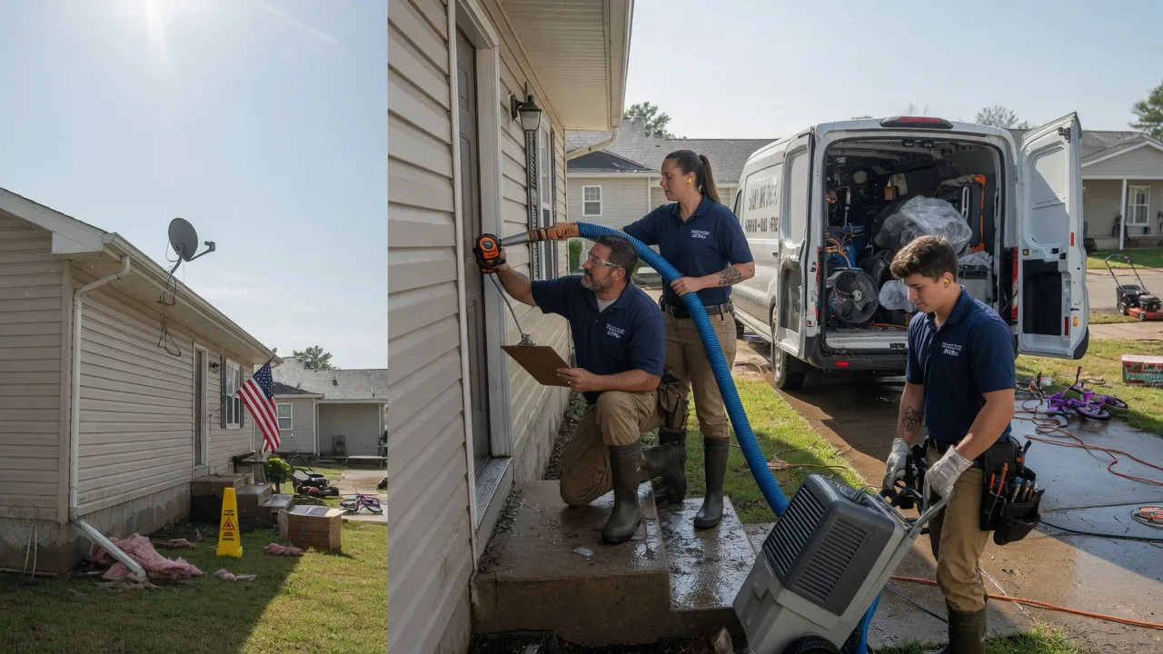 Ceiling Water Damage Restoration in Frederick, SD near me